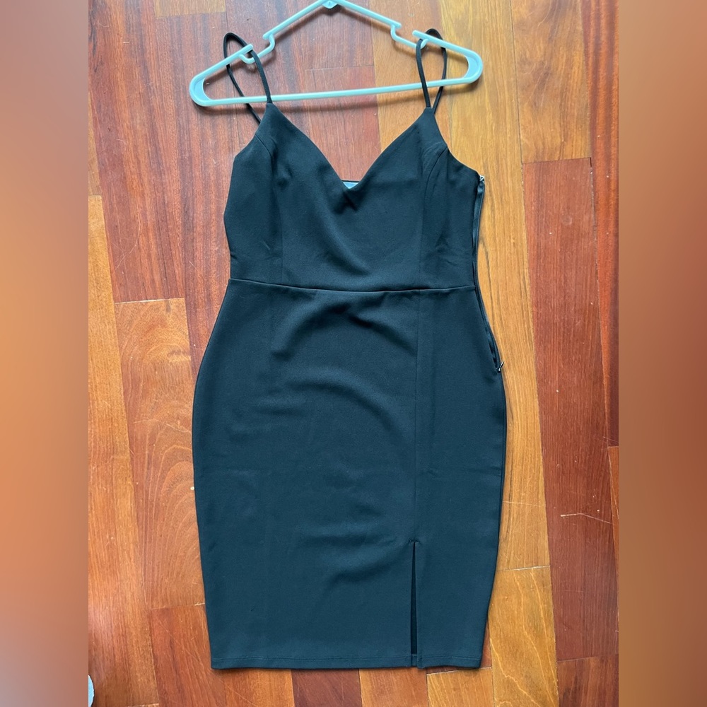 Leigh Black Mini Dress